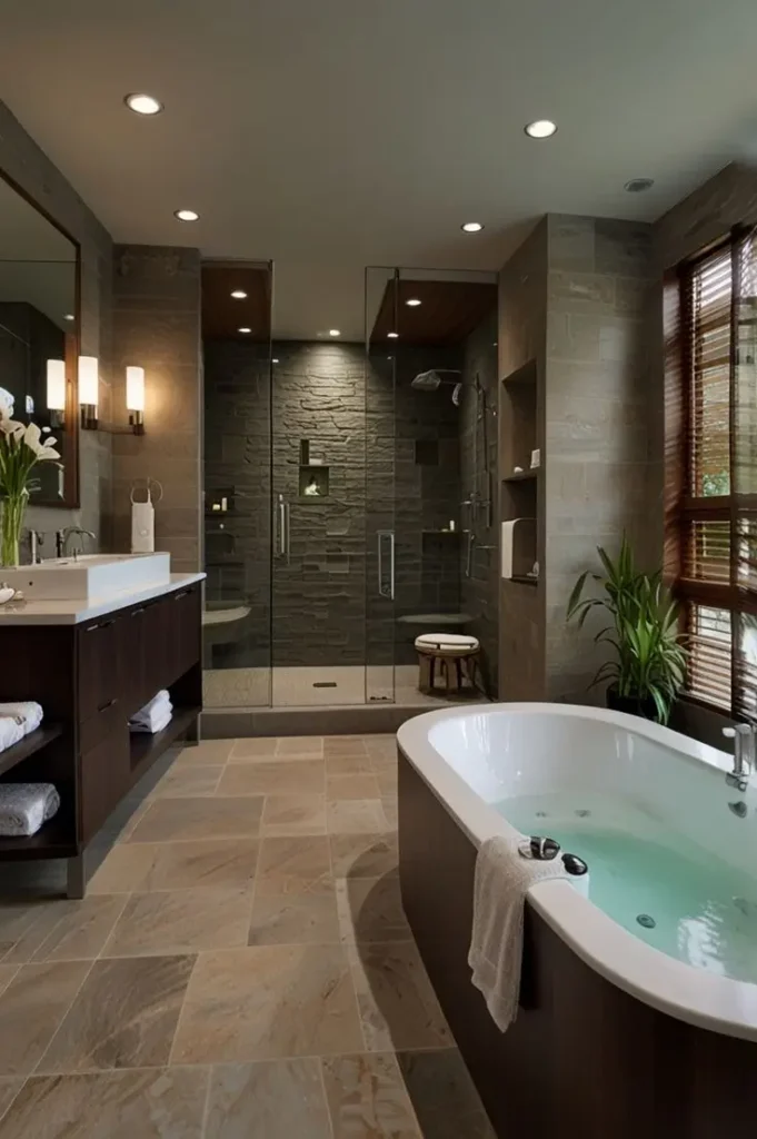 Bright and simple Contemporary Bathrooms design that reflects clean modern living by Bathroom Renovations West Auckland