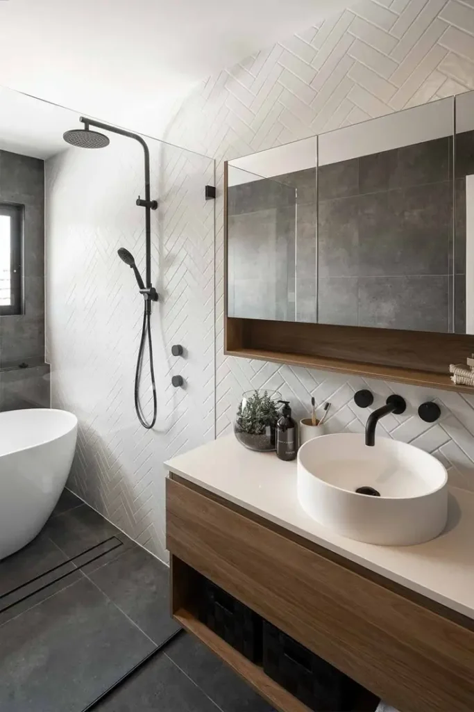 Project manager overseeing a fully managed Contemporary Bathrooms renovation by Bathroom Renovations West Auckland.