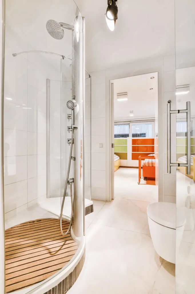 Stylish walk-in shower featured in ensuite upgrades by Bathroom Renovations West Auckland, offering space and accessibility.